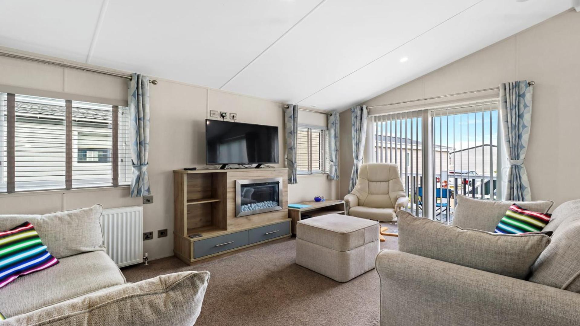 33 Beach Retreat Lodge Pevensey Bay Holiday Park المظهر الخارجي الصورة